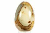 Polished Polychrome Jasper Egg - Madagascar #323467-1